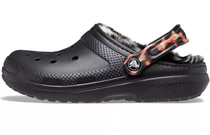 Crocs Classic Lined Animal Remix Clog ‘Preto e Multi’