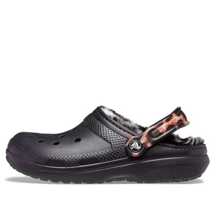 Crocs Classic Lined Animal Remix Clog ‘Preto e Multi’