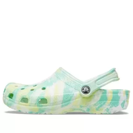 Crocs Classic Marmoreado Clogs ‘Verde Amarelo’
