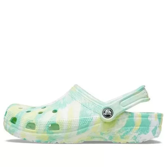 Crocs Classic Marmoreado Clogs ‘Verde Amarelo’