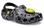 Crocs Classic Mundo Smiley Clogs ‘Preto Branco’