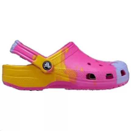 Crocs Classic Ombre Clogs ‘Rosa Amarelo Azul’