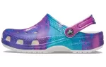 Crocs Classic Padrão Branco Roxo Sandálias ‘White Purple’