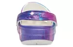 Crocs Classic Padrão Branco Roxo Sandálias ‘White Purple’