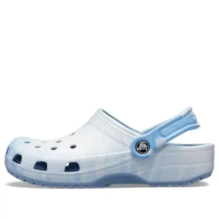 Crocs Classic Padrão de tamanco Crocs Sandálias Unissex Azul A205453-44O