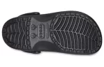 Crocs Classic Pele de crocodilo metálica Clogs ‘Preto’