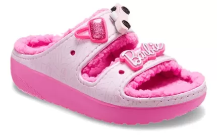 Crocs Classic Sandália Cozzzy x Barbie ‘Electric Pink’