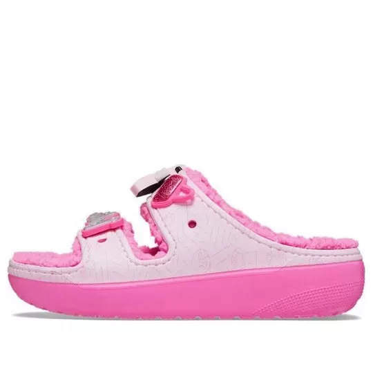 Crocs Classic Sandália Cozzzy x Barbie ‘Electric Pink’