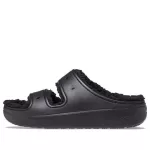 Crocs Classic Sandália aconchegante ‘Preta’