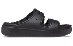Crocs Classic Sandália aconchegante ‘Preta’