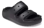 Crocs Classic Sandália aconchegante ‘Preta’