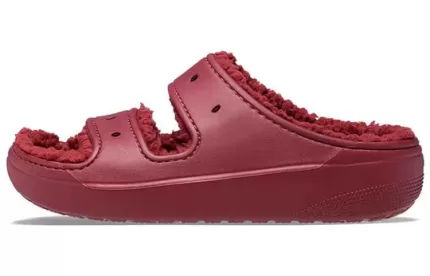 Crocs Classic Sandália aconchegante ‘Vermelho’