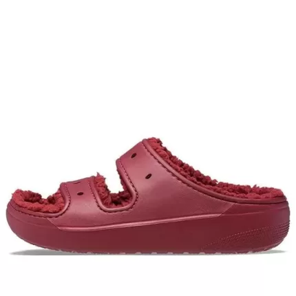Crocs Classic Sandália aconchegante ‘Vermelho’
