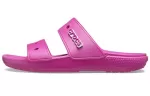 Crocs Classic Sandálias Aconchegantes Unissex Roxo Vermelho