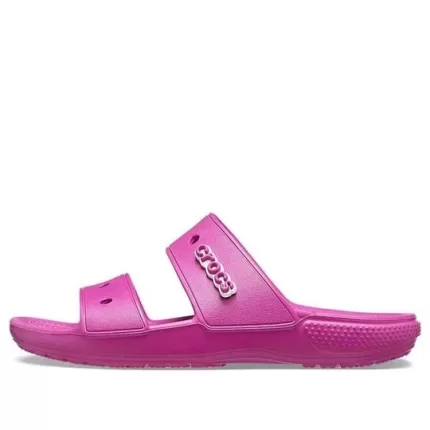 Crocs Classic Sandálias Aconchegantes Unissex Roxo Vermelho