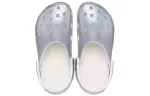 Crocs Classic Sandálias Casuais Unissex Metálicas Prata Rosa