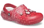 Crocs Classic Sandálias Elegantes Esportes Outdoor Unissex Vermelhas