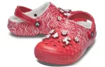Crocs Classic Sandálias Elegantes Esportes Outdoor Unissex Vermelhas