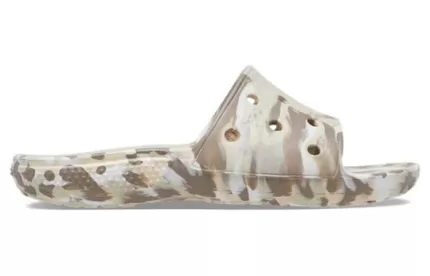 Crocs Classic Sandálias Marmorizadas ‘White Brown’