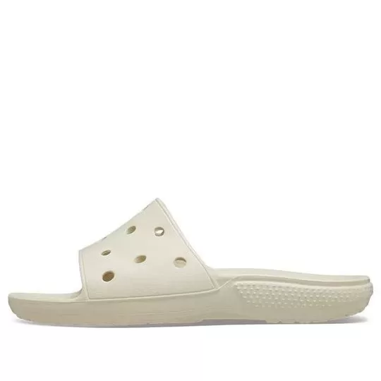 Crocs Classic Sandálias Planas Unissex Bege