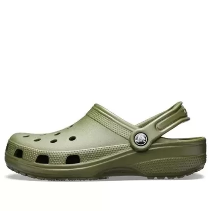 Crocs Classic Sandálias Praia Unissex Verde Exército 10001-309