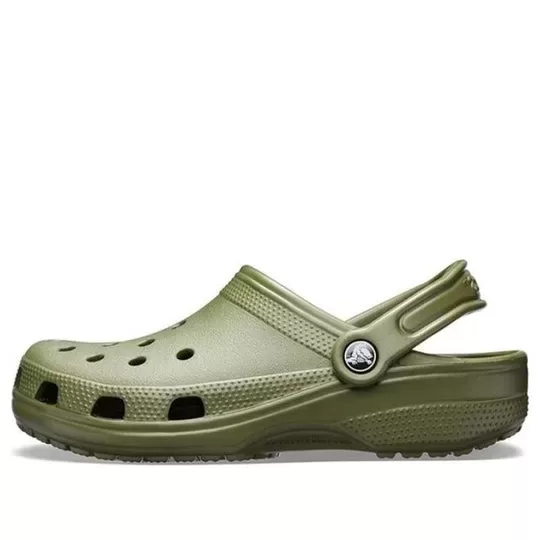 Crocs Classic Sandálias Praia Unissex Verde Exército 10001-309