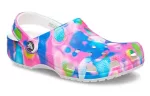 Crocs Classic Sandálias de Praia Unissex Azul Rosa
