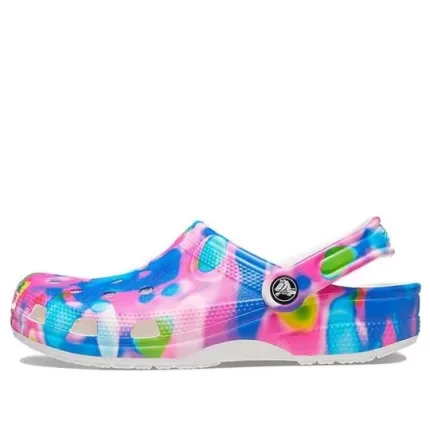 Crocs Classic Sandálias de Praia Unissex Azul Rosa