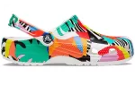 Crocs Classic Sandálias de Praia Unissex Multi-Color Branco