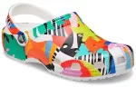 Crocs Classic Sandálias de Praia Unissex Multi-Color Branco