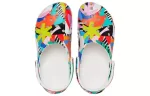 Crocs Classic Sandálias de Praia Unissex Multi-Color Branco