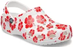 Crocs Classic Sandálias de Praia Unissex Vermelho Branco