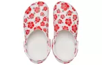 Crocs Classic Sandálias de Praia Unissex Vermelho Branco