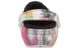 Crocs Classic Sapato Clog Tie Dye multicolorido preto