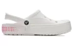 Crocs Classic Sapato antiderrapante respirável rosa branco