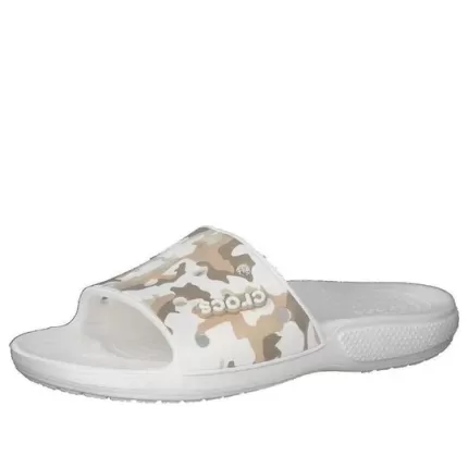 Crocs Classic Sapato branco camuflado unissex