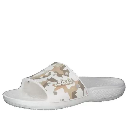 Crocs Classic Sapato branco camuflado unissex