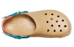 Crocs Classic Sapato de praia tamanco marrom amarelo unissex ‘marrom amarelo’