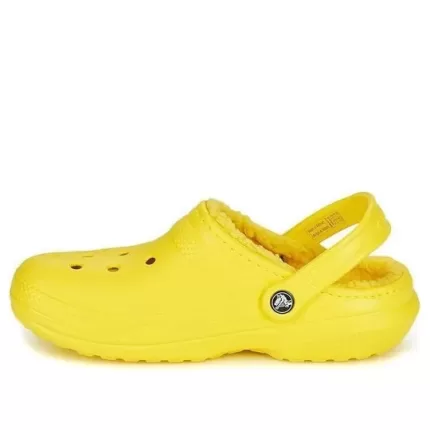 Crocs Classic Sapato leve e resistente ao desgaste unissex amarelo