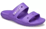 Crocs Classic Sola macia aconchegante e salto plano chinelos esportivos unissex roxo