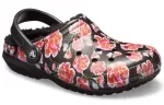Crocs Classic Stay Warm Cozy Sports Unissex Preto Vermelho Sandálias ‘Black Red’