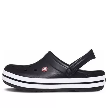 Crocs Classic Tamanco Bayaband ‘Preto Branco’ 11016-001