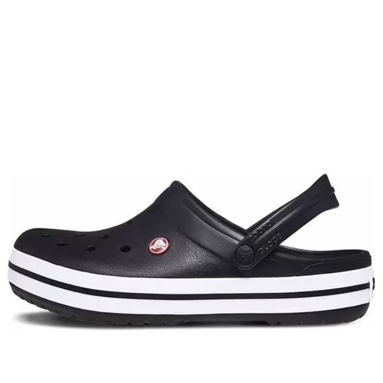 Crocs Classic Tamanco Bayaband ‘Preto Branco’ 11016-001
