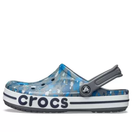 Crocs Classic Tamanco Casual Azul Cinza Sandálias ‘Blue Grey’