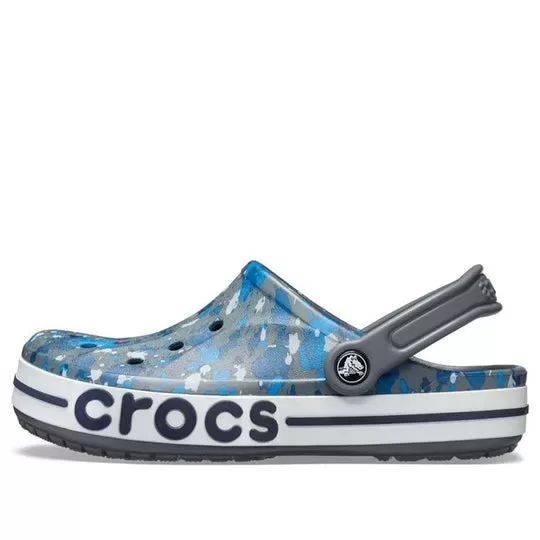 Crocs Classic Tamanco Casual Azul Cinza Sandálias ‘Blue Grey’