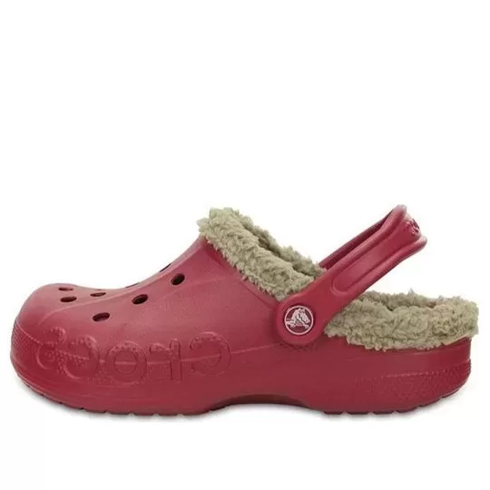 Crocs Classic Tamanco Casual Unissex Sandálias Vermelhas 11692-6LL