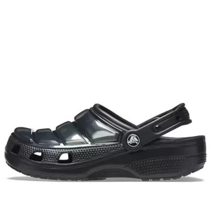 Crocs Classic Tamanco Crocs Sandálias Pretas