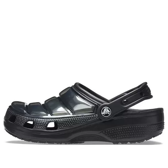 Crocs Classic Tamanco Crocs Sandálias Pretas