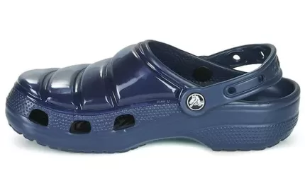 Crocs Classic Tamanco Crocs Sandálias Unissex Azul