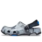 Crocs Classic Tamanco Desert Camouflage Outdoor Beach Unissex Preto Cinza Sandálias